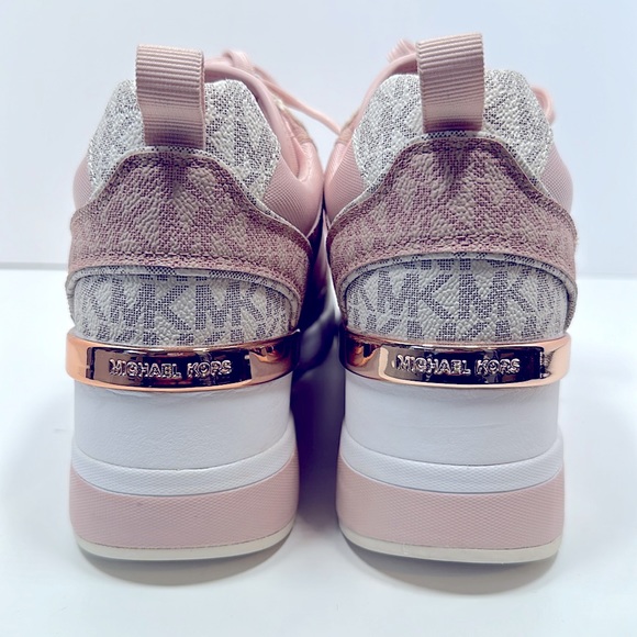 NIB Michael Kors Wilma Trainer Sneaker Sz 9, Pink - Picture 8 of 14